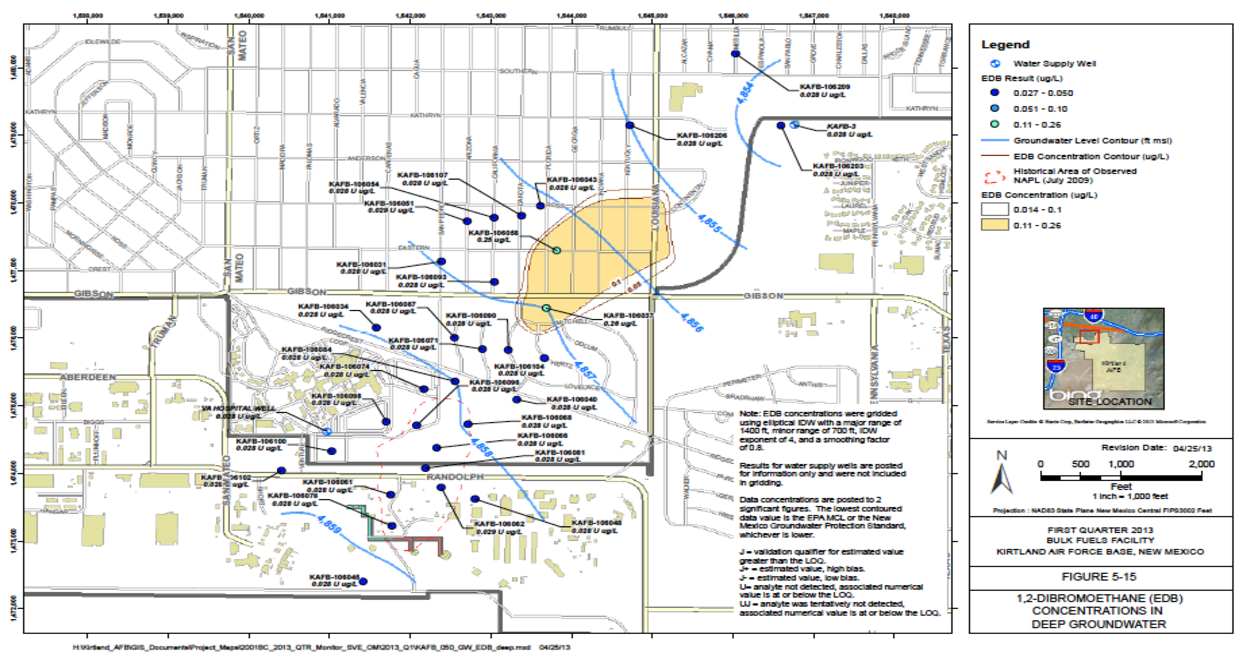 EDB Plume Map | Deep | 2013 qtr 1